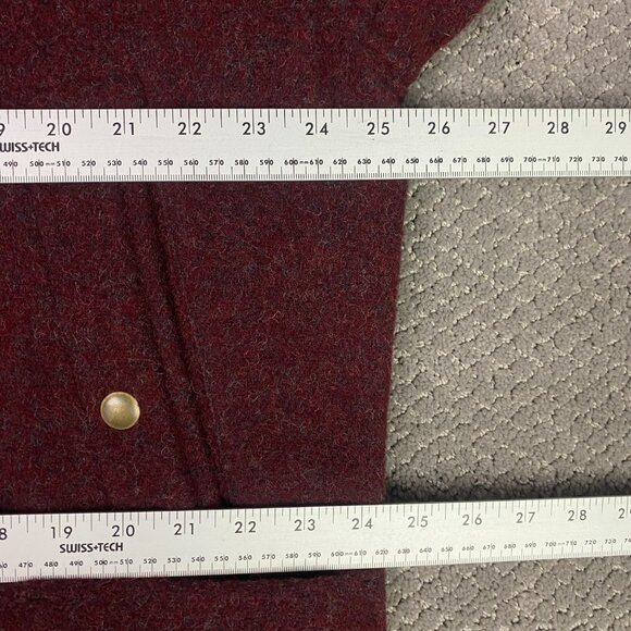 Vintage LL Bean Coat Jacket Mens Large Tall Red Hooded USA Blanket NWT Deadstock - Picture 11 of 16